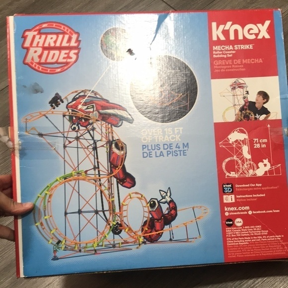 K'NEX New Open Box Thrill Rides Mecha Strike Roller Coaster Building Set - Picture 9 of 12
